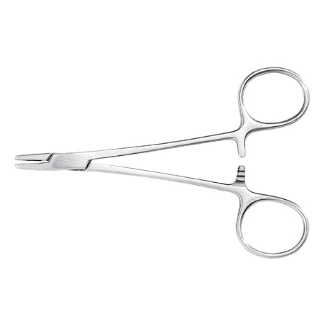 Needle Holder McKesson Derf 4-3/4 Inch Length Serrated Jaws Finger Ring Handle - BeHope