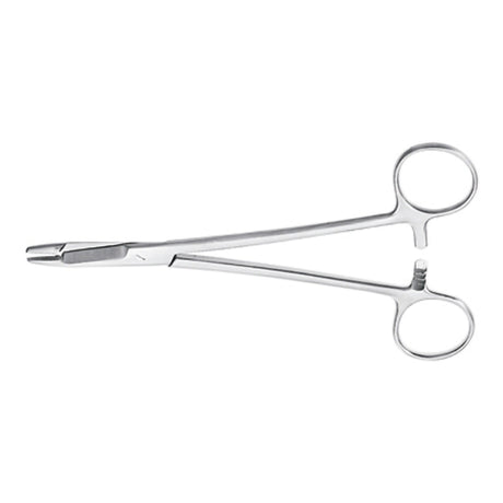 Needle Holder McKesson Olsen-Hegar 5-1/2 Inch Length Serrated Jaws Finger Ring Handle - BeHope