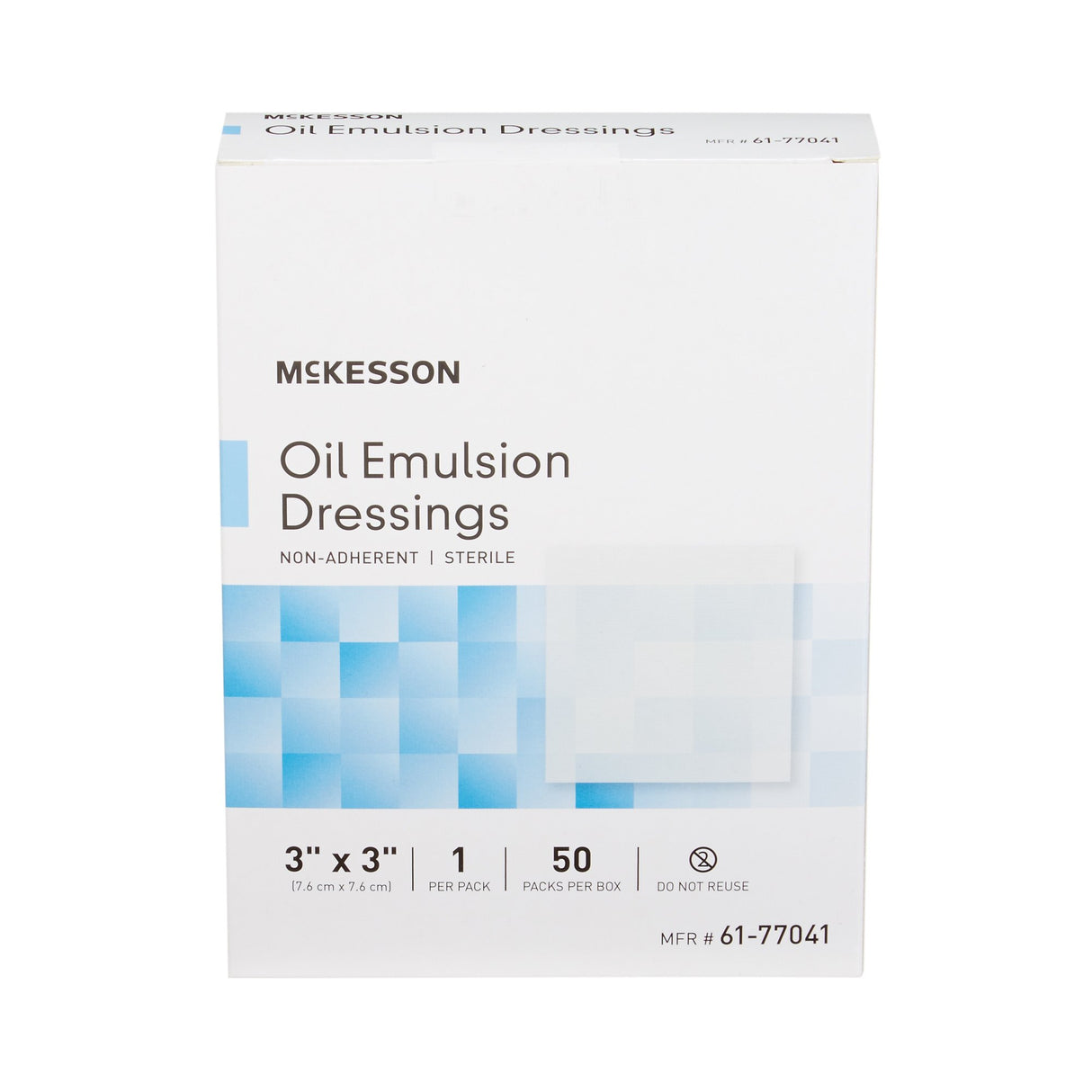Oil Emulsion Impregnated Dressing McKesson Square 3 X 3 Inch Sterile - BeHope