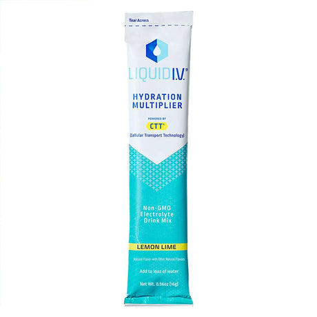Oral Electrolyte Solution Liquid I.V.® Hydration Multiplier® Lemon-Lime Flavor 0.56 oz. Electrolyte - BeHope