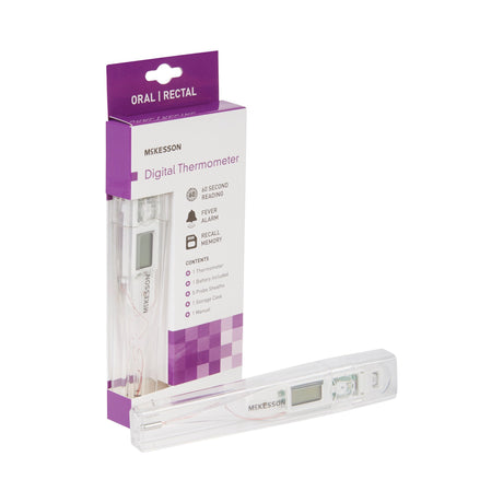 Digital Stick Thermometer McKesson Oral / Rectal / Axillary Probe Handheld - BeHope