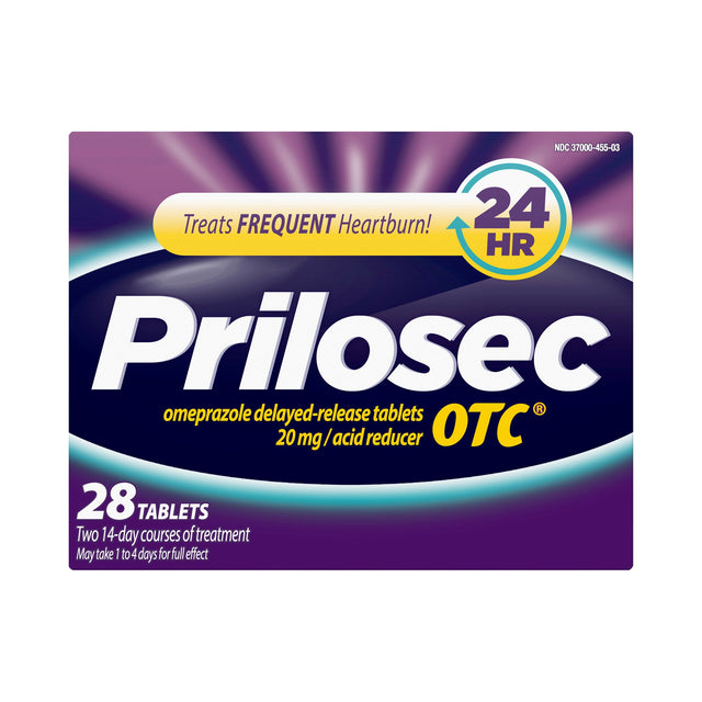 Prilosec Otc® Frequent Heartburn Acid Reducer Tablets - BeHope