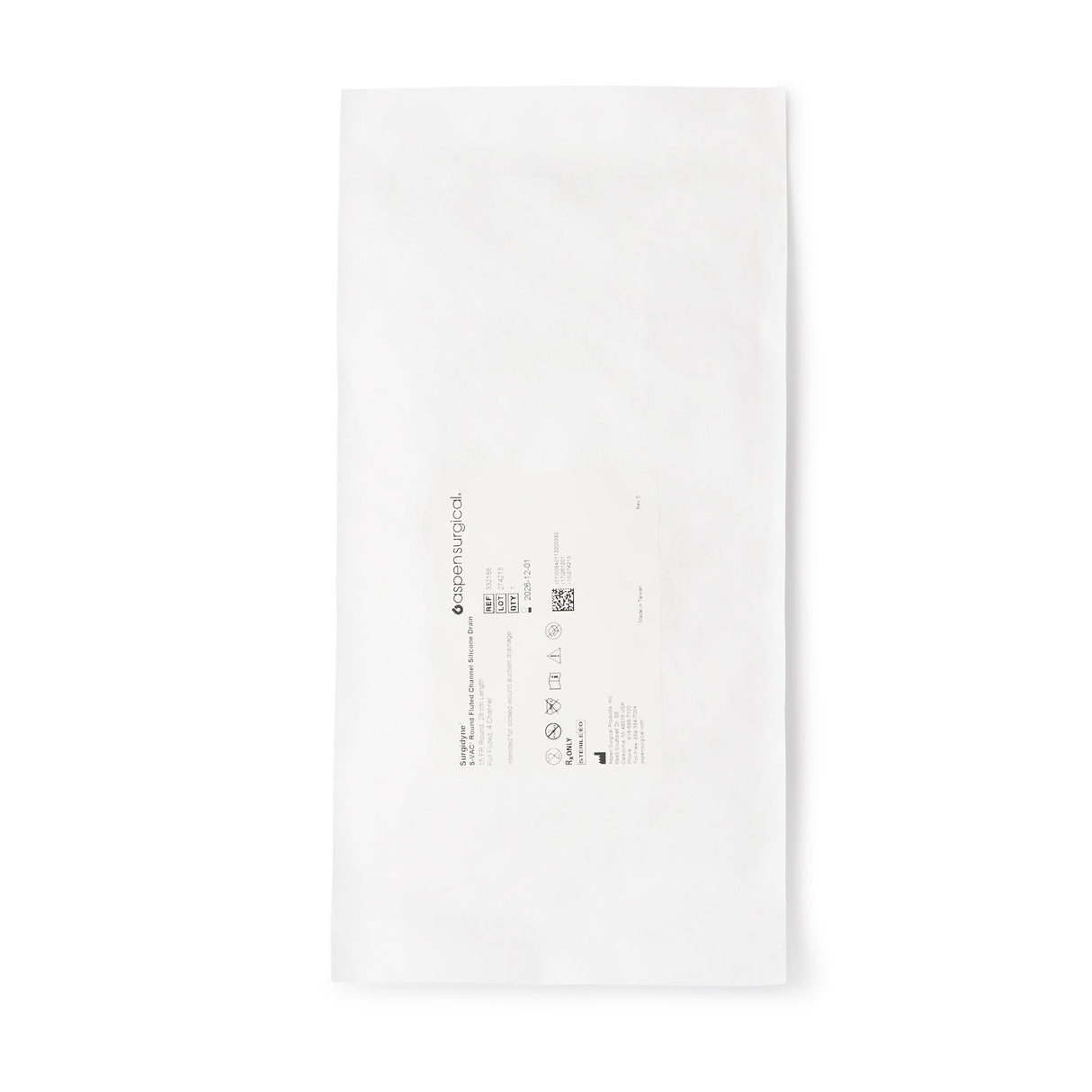 Wound Drain Tube S-Vac® Round/Full Type Without Attachment 4 Channel Type 15 Fr. Size Sterile - BeHope