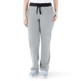Varick AVE Women's Petite Scrub Pants Gray