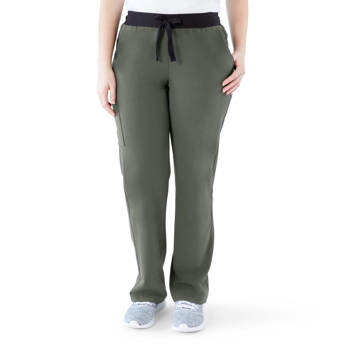 Varick AVE Women's Regular Length Scrub Pants Olive