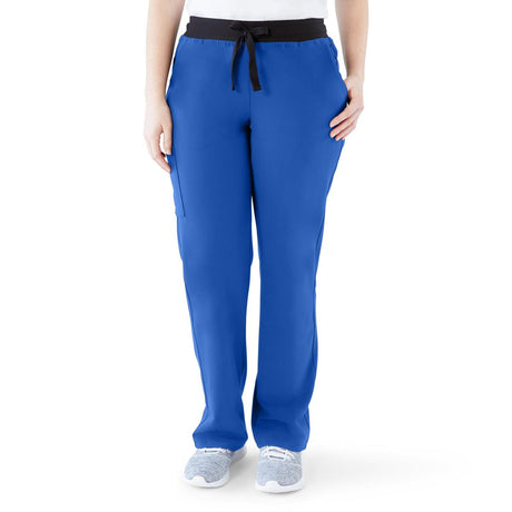 Varick AVE Women's Regular Length Scrub Pants Royal Blue