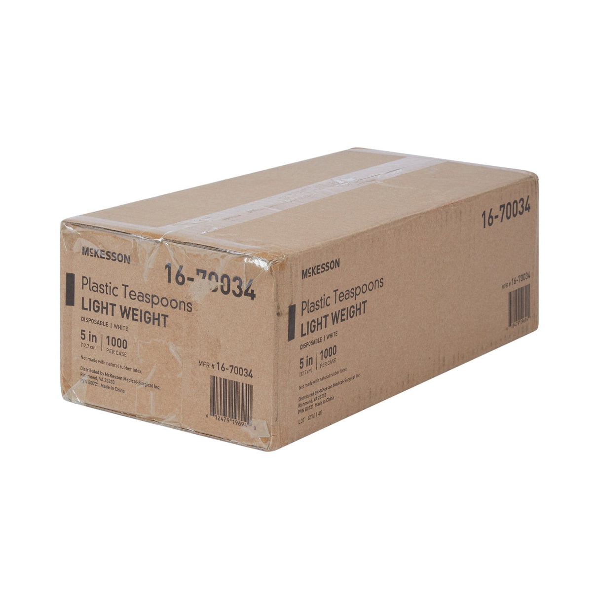 Teaspoon McKesson General Purpose White Polypropylene - BeHope