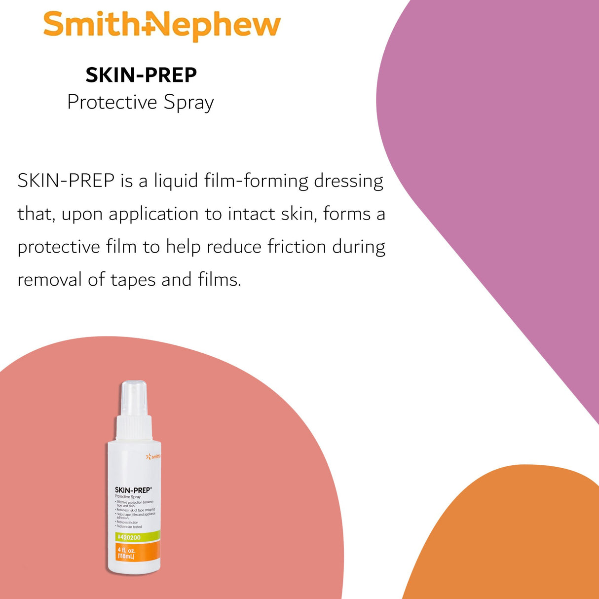 Skin Barrier Spray Skin-Prep Disiloxane / Hexamethyl Pump Bottle NonSterile