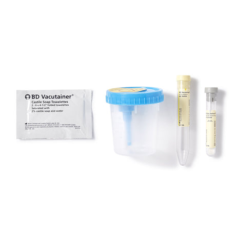 Urine Specimen Collection Kit BD Vacutainer® 4 mL / 8 mL Plastic Collection Cup / Collection Tube Sterile - BeHope
