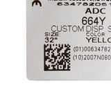 Disposable Stethoscope Proscope™ 664 Yellow 1-Tube 22 Inch Tube Single Sided Chestpiece - BeHope