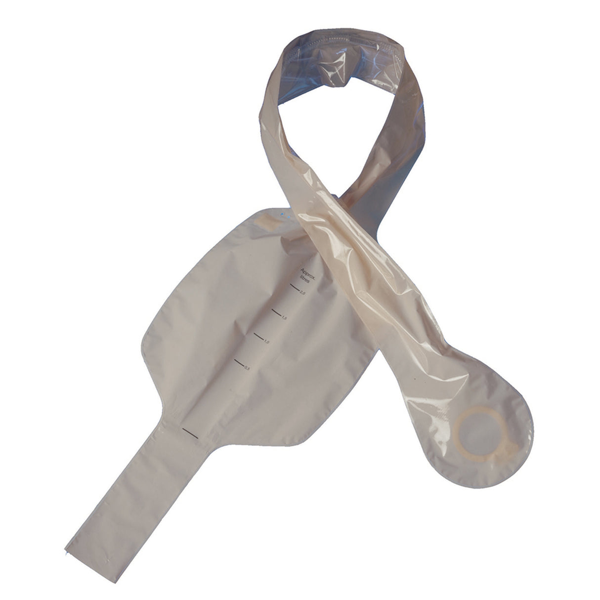 Ileostomy Pouch Assura® Two-Piece System 2 Inch Length 3/8 to 2-1/8 Inch Stoma Drainable - BeHope