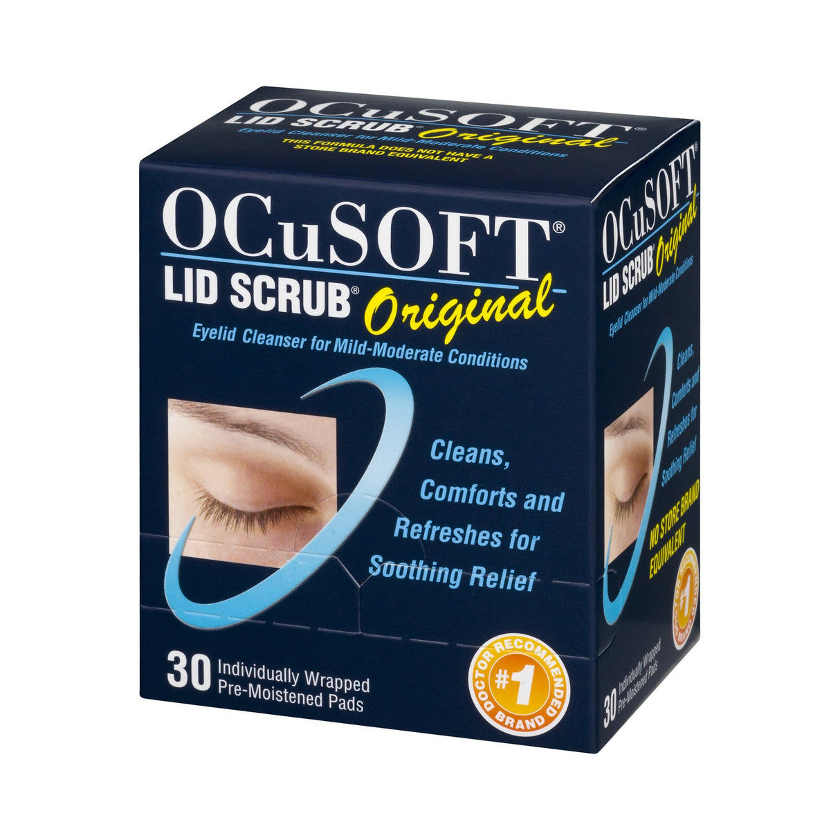 Eyelid Cleanser Ocusoft® Lid Scrub® Non-Irritating Formula - BeHope
