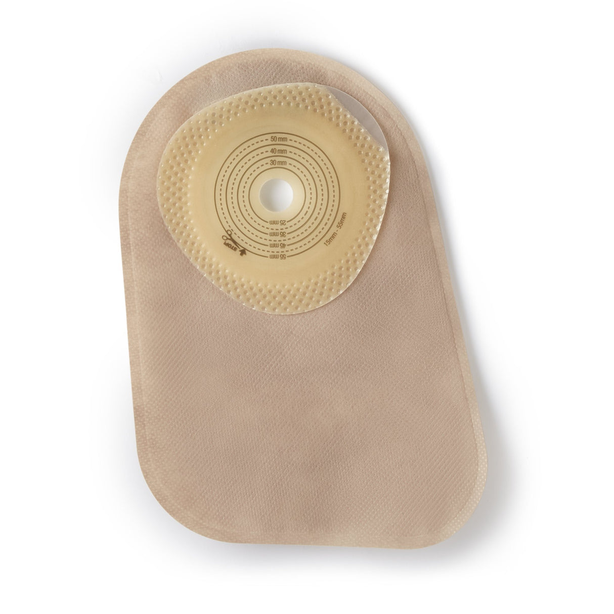 Colostomy Pouch Premier™ One-Piece System 9 Inch Length Flat, Trim To Fit 5/8 to 2-1/8 Inch Stoma Closed End - BeHope
