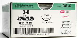Nonabsorbable Braided Nylon Surgical Suture with Needle Surgilon™ - BeHope