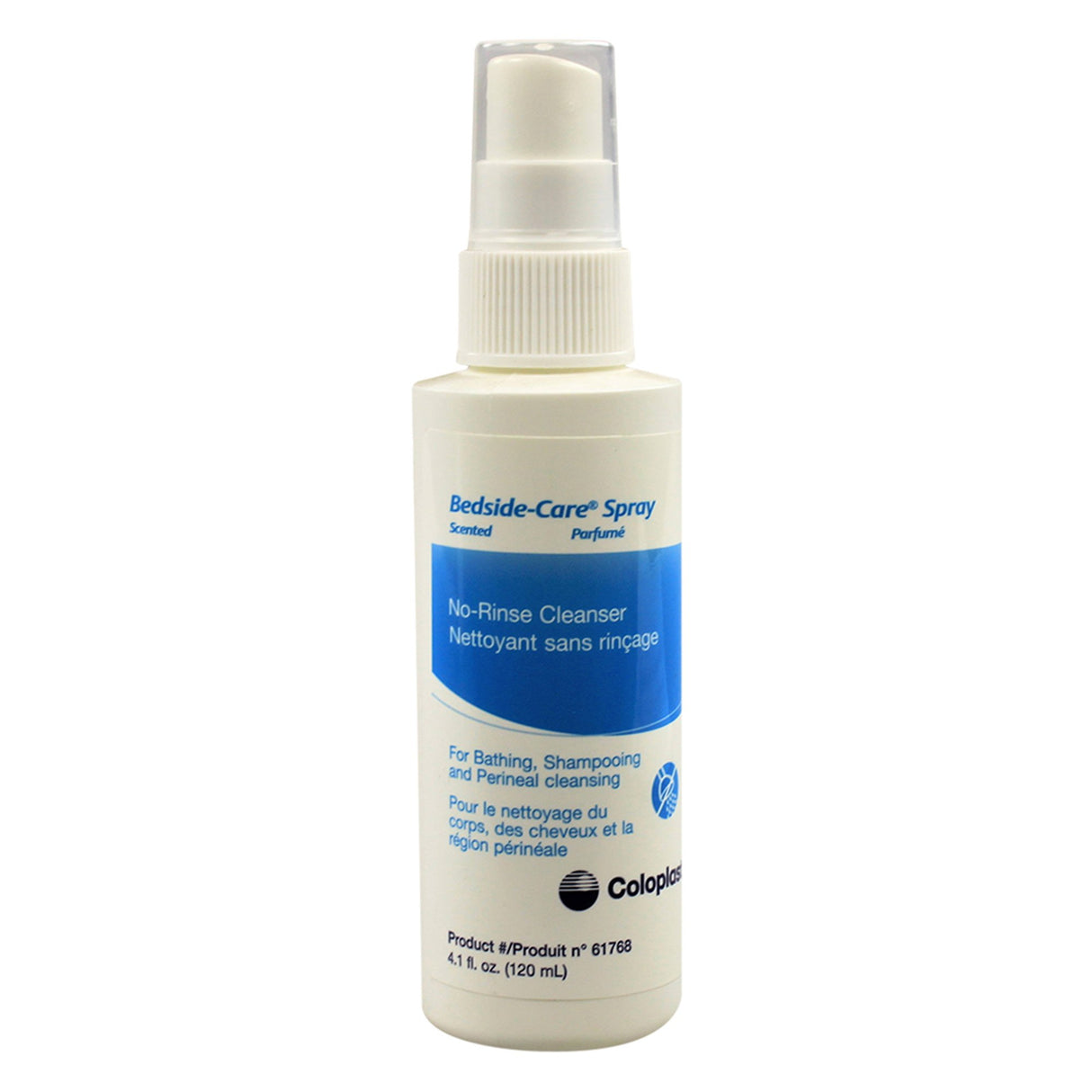 Rinse-Free Shampoo and Body Wash Bedside-Care 4 oz. Pump Bottle Scented