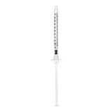 Safety Insulin Syringe with Needle Sol-Care™ 1 mL 1/2 Inch 29 Gauge Retractable Safety Needle Regular Wall - BeHope