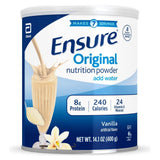 Oral Supplement Ensure® Original Vanilla Flavor Powder 14.1 oz. Can - BeHope