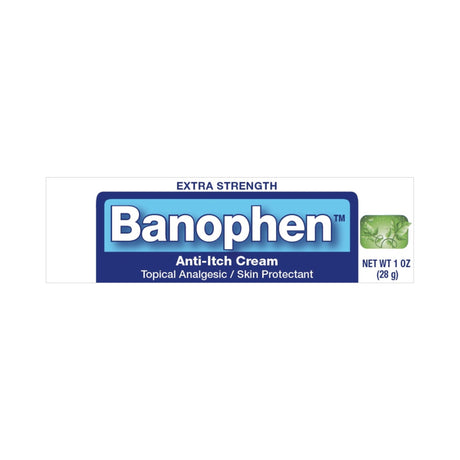Itch Relief Banophen™ 2% - 0.1% Strength Cream 30 Gram Tube - BeHope