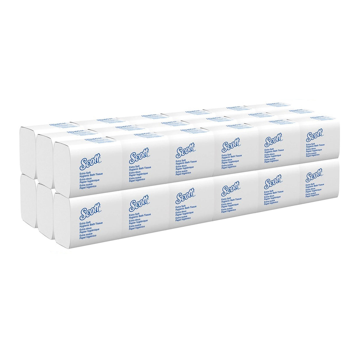 Toilet Tissue Scott® Control HBT White 2-Ply Standard Size Folded 250 Sheets 4-1/2 X 8-1/10 Inch - BeHope