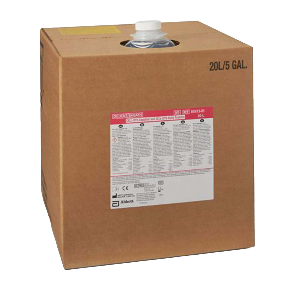 Hematology Reagent Diluent Cell-Dyn® Diluent / Sheath Fluid For Cell-Dyn Ruby / Sapphire / 4000 Analyzers - BeHope