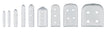 Instrument Tip Guard Tip-It 5/64 X 5/8 X 1 Inch, Size 8, Vented, Clear - BeHope