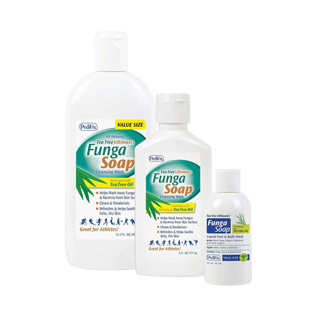 Soap Tea Tree Ultimates FungaSoap Liquid 13.5 oz. Bottle Scented