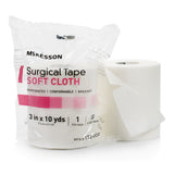 Perforated Medical Tape McKesson White 3 Inch X 10 Yard Soft Cloth NonSterile - BeHope