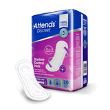 Bladder Control Pad Attends® Discreet 14-1/2 Inch Length Moderate Absorbency Polymer Core One Size Fits Most - BeHope
