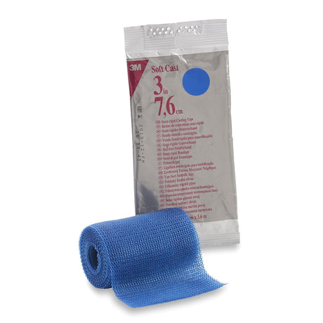 Cast Tape 3M™ Scotchcast™ Soft Cast 3 Inch X 12 Foot Fiberglass Blue - BeHope