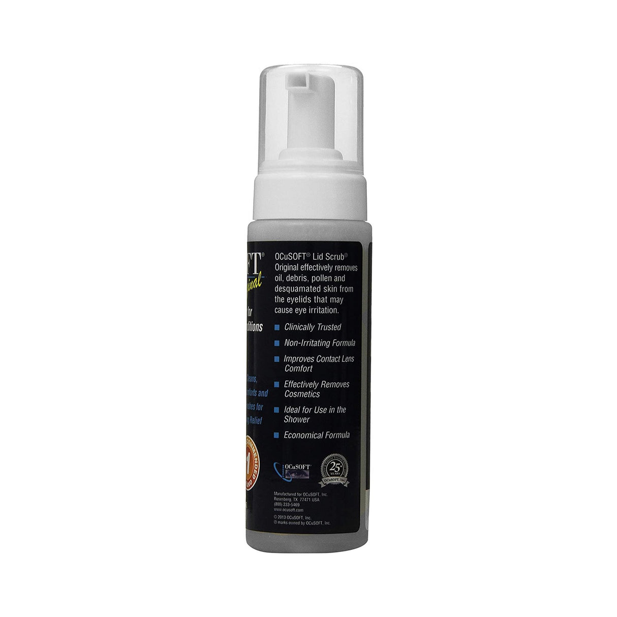 Eyelid Cleanser OCuSOFT® Lid Scrub® 7.25 oz. Topical Foam - BeHope