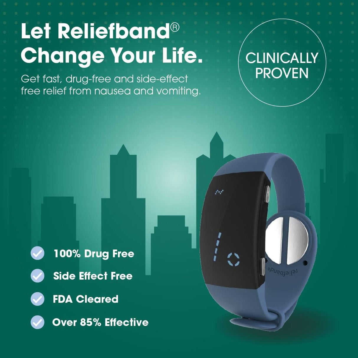 Nausea Relief Reliefband® Premier Wrist Band - BeHope
