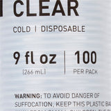Drinking Cup McKesson 9 oz. Clear Polypropylene Disposable - BeHope