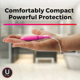 Tampon U by Kotex® Click® Super Plus Absorbency Plastic Applicator Individually Wrapped - BeHope