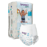 Unisex Baby Swim Diaper Bambo® Nature Pull On with Tear Away Seams Medium Disposable Heavy Absorbency - BeHope