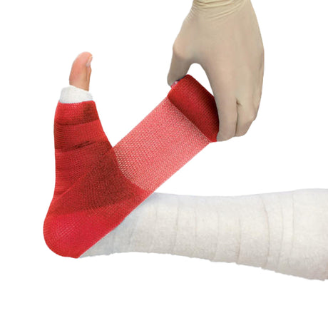 Cast Tape Delta-Lite® Plus 3 Inch X 12 Foot Fiberglass / Resin Red - BeHope