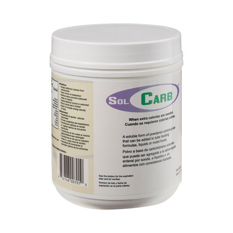 Oral Supplement SolCarb® Unflavored Powder 16 oz. Jar - BeHope