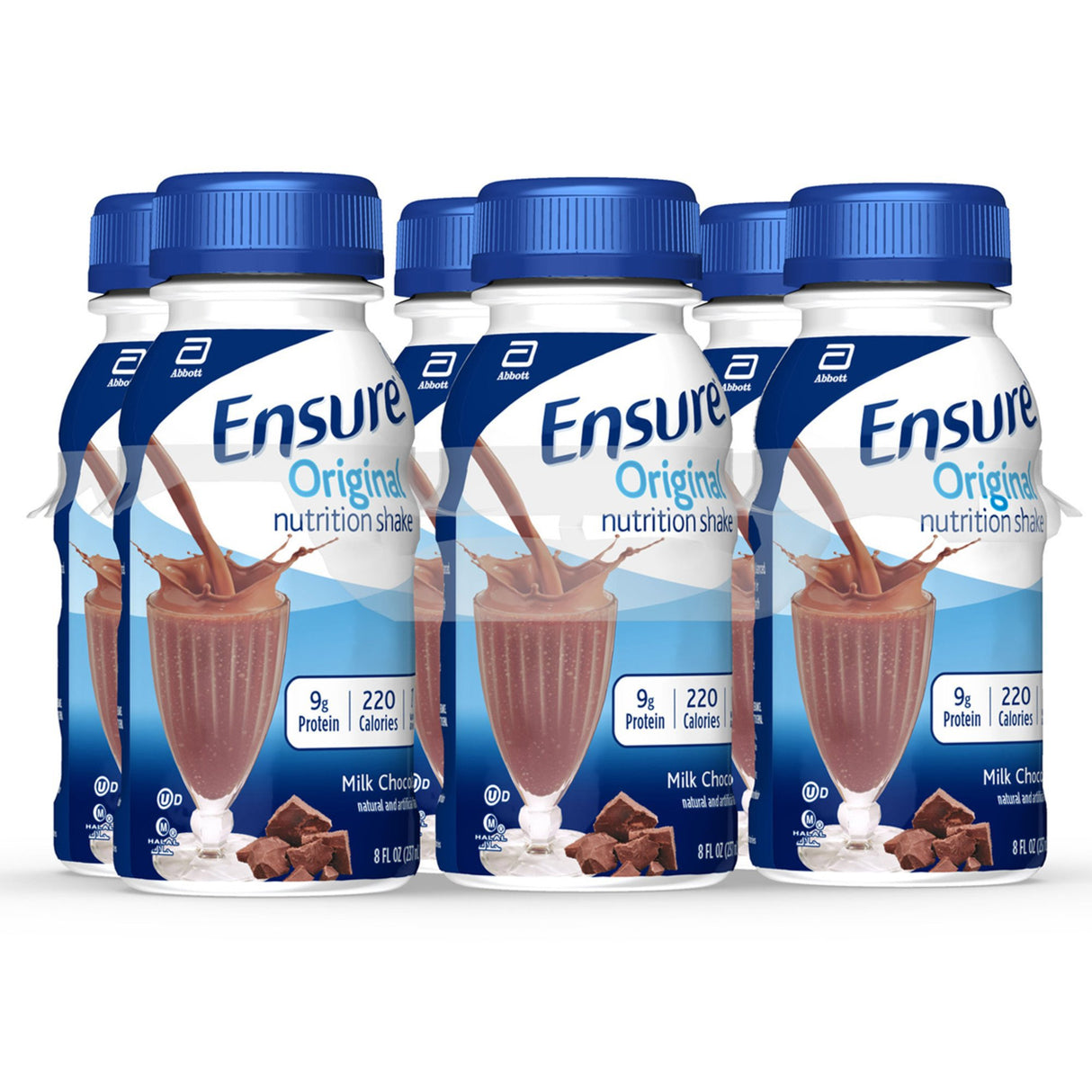 Oral Supplement Ensure® Original Shake Milk Chocolate Flavor Liquid 8 oz. Bottle - BeHope