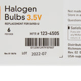 Ophthalmoscope Replacement Bulb McKesson Halogen 3.5 Volt 2.5 Watt - BeHope