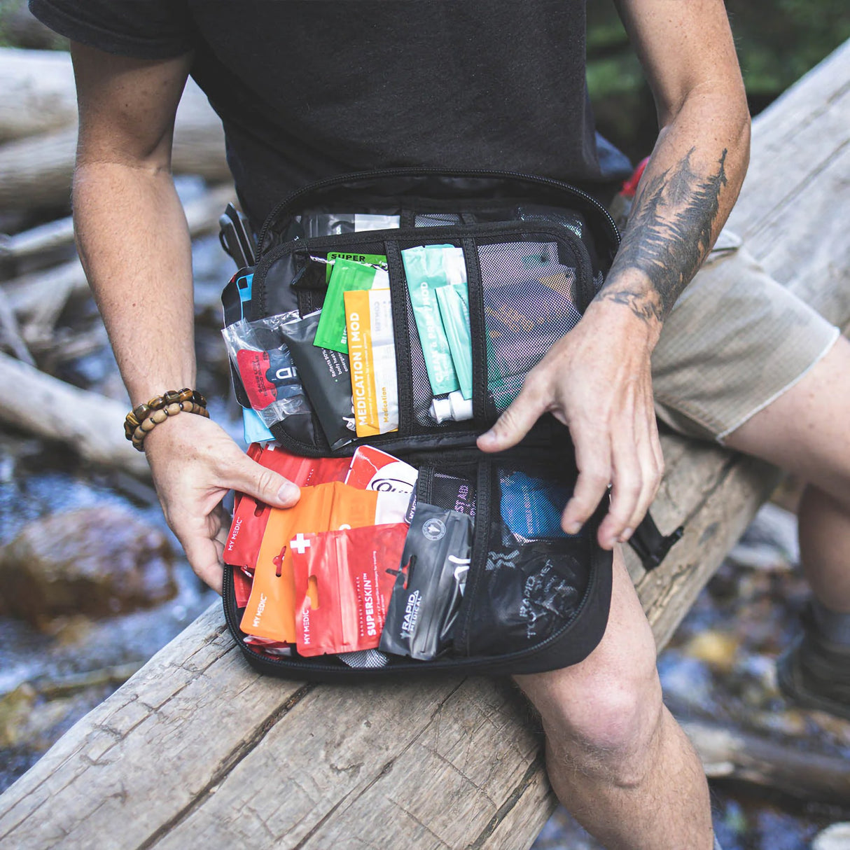 First Aid Kit My Medic™ MYFAK Pro Gray Nylon Bag - BeHope