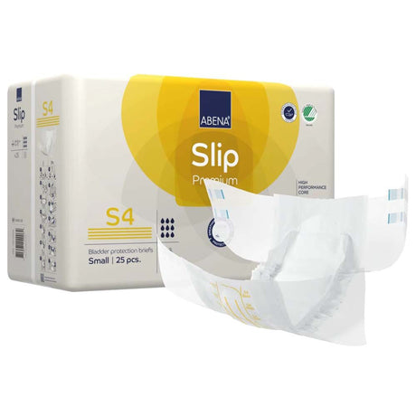 Unisex Adult Incontinence Brief Abena® Slip Premium S4 Small Disposable Heavy Absorbency - BeHope