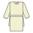 Protective Procedure Gown Halyard Tri-Layer Large Yellow NonSterile AAMI Level 2 Disposable - BeHope