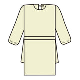 Protective Procedure Gown Halyard Tri-Layer Large Yellow NonSterile AAMI Level 2 Disposable - BeHope