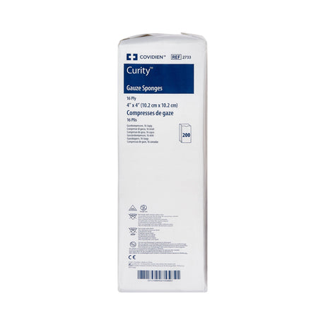 Gauze Sponge Curity™ 4 X 4 Inch 16-Ply NonSterile 200 per Pack - BeHope