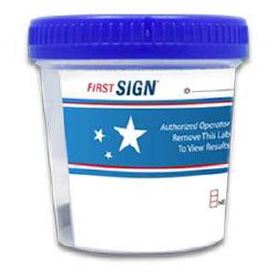 Drugs of Abuse Test Kit First Sign® AMP, BAR, BUP, BZO, COC, mAMP/MET, MDMA, MTD, OPI, OXY, PCP, THC (CR, pH, SG) 25 Tests CLIA Waived - BeHope