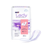 Bladder Control Pad Seni® Lady Light 8.9 Inch Length Light Absorbency Super Absorbent Core One Size Fits Most - BeHope