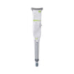 Underarm Crutches McKesson Youth 4 Foot 6 Inch to 5 Foot 2 Inch User Height Aluminum Frame 350 lbs. Weight Capacity - BeHope