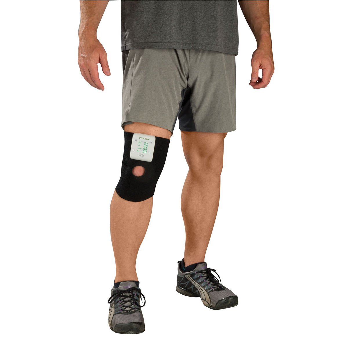 TENS Unit with Heat Conductive Knee Wrap Veridian Healthcare® Single-Channel - BeHope