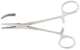 Hemostatic Forceps Miltex® Jones Surgical Grade Stainless Steel Locking Finger Ring Handle Curved Tips - BeHope