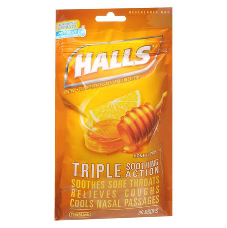 Halls® Cold Cough Sore Throat Relief Lozenges - BeHope