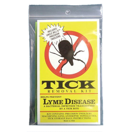 Tick Removal Kit with Precision Tweezers and Magnifying Lens - BeHope